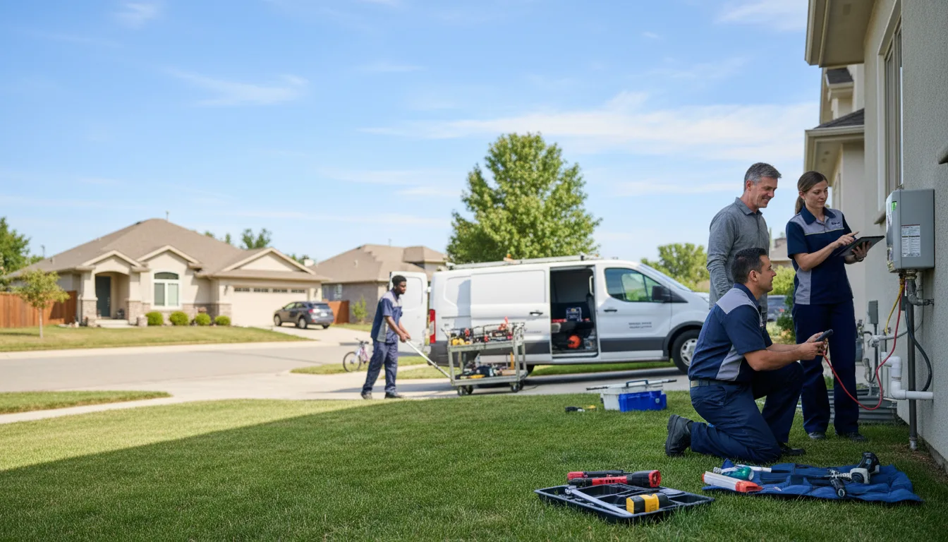 Tankless water heater service in Buna, TX